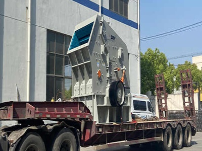 machine size of input and output of primary crusher