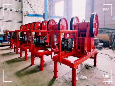 Jaw crusher is used to crush small river pebbles of metal ...